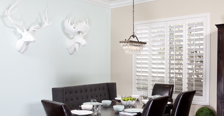 Clearwater dining room shutters
